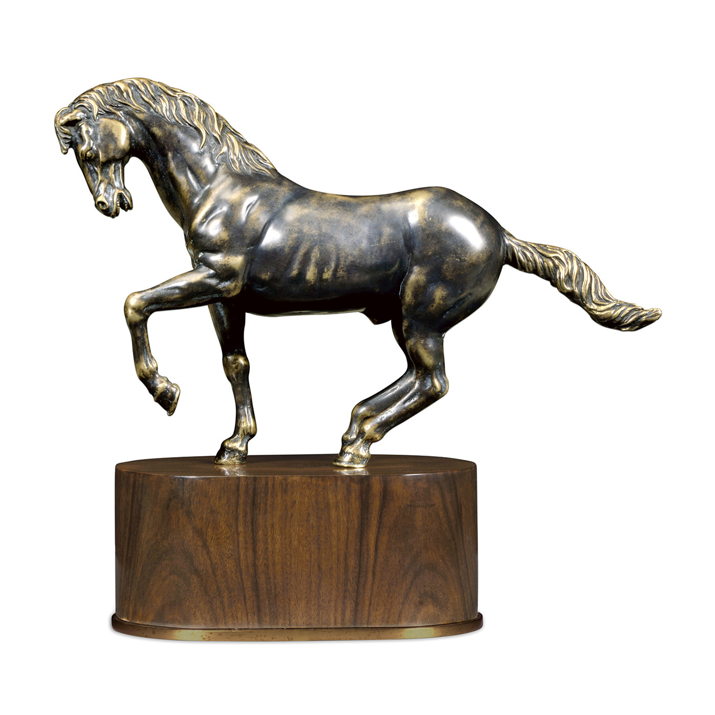 Antique Dark Bronze Horse