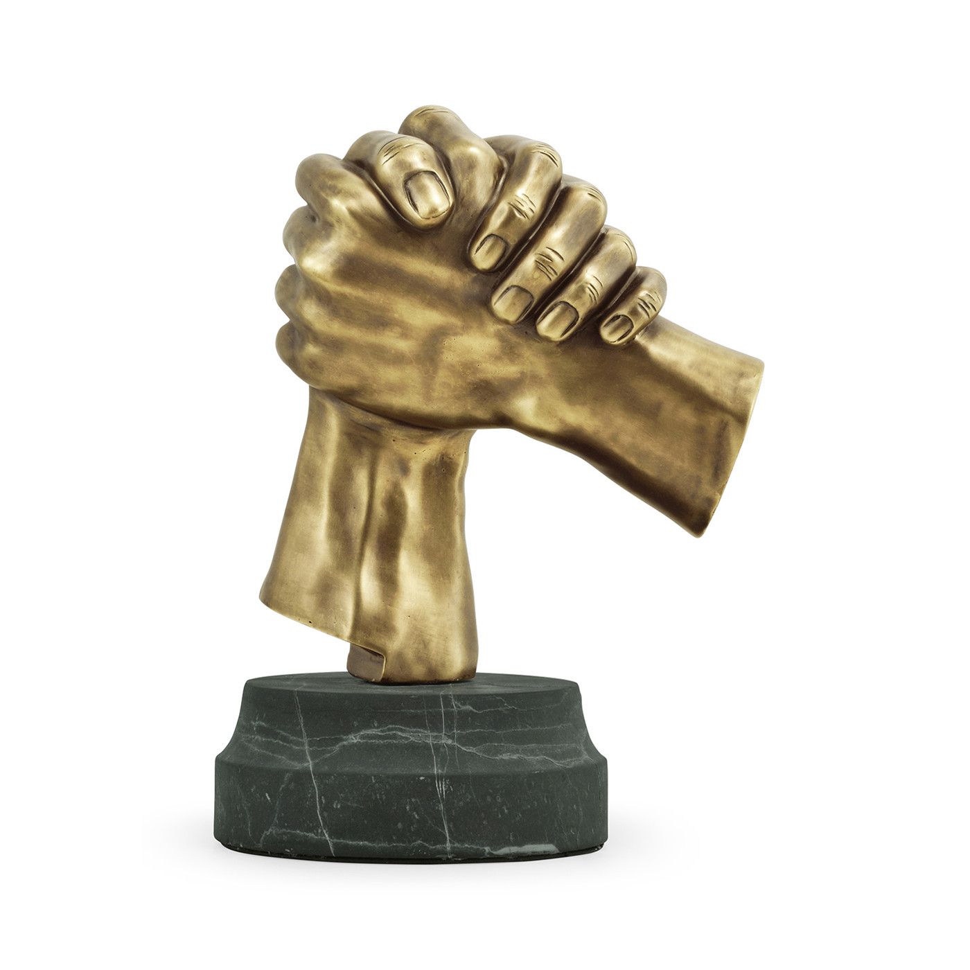 Antique Brass Gripping Hands