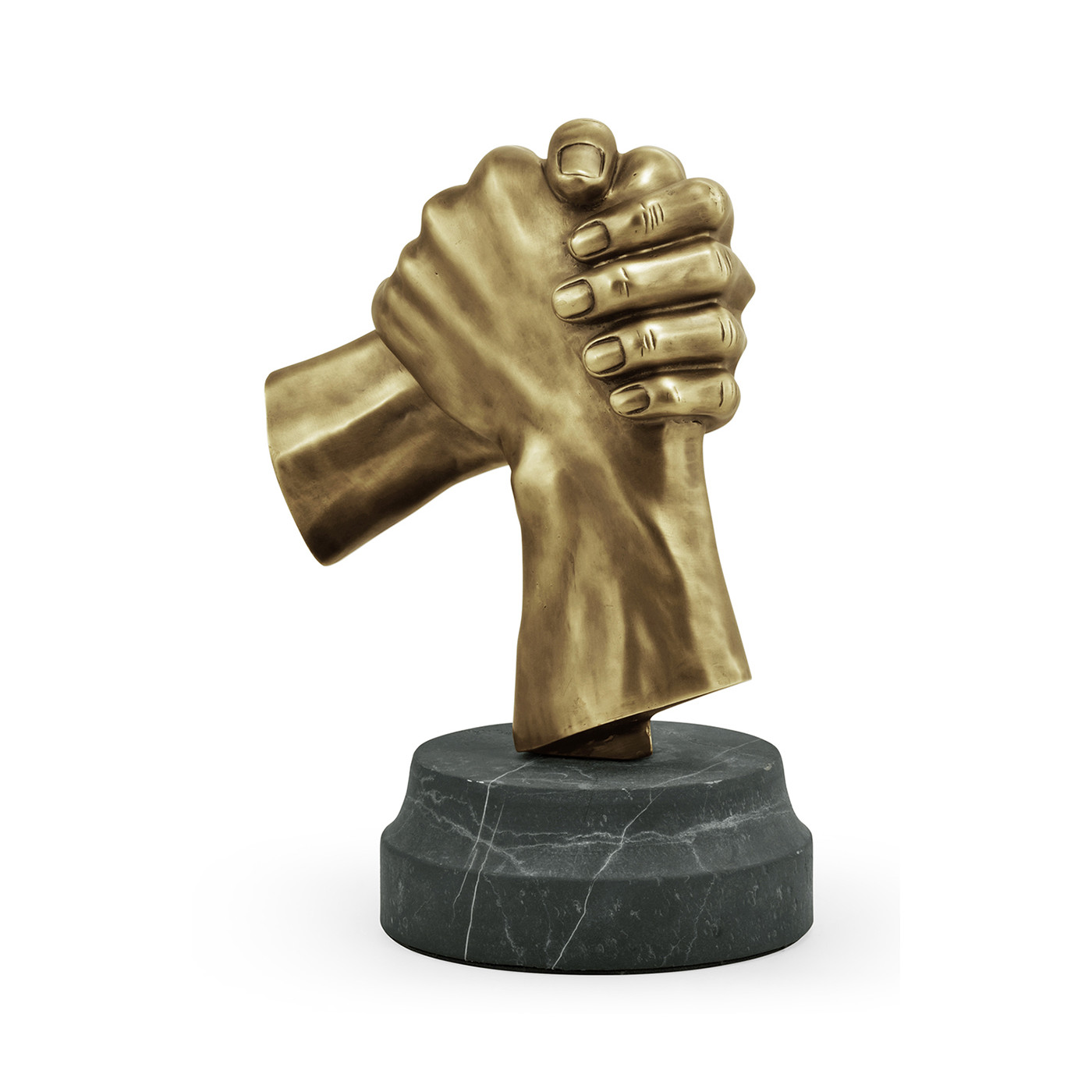 Antique Brass Gripping Hands