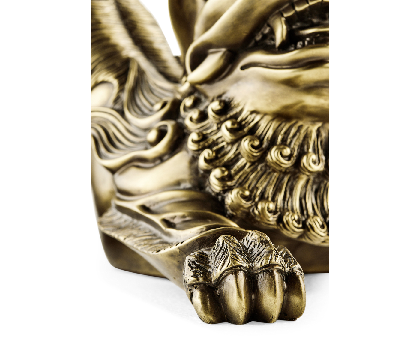 Antique Brass Foo Dog