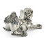 Antique Stainless Steel Foo Dog