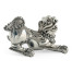 Antique Stainless Steel Foo Dog