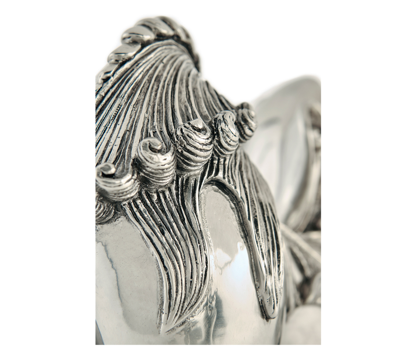 Antique Stainless Steel Foo Dog