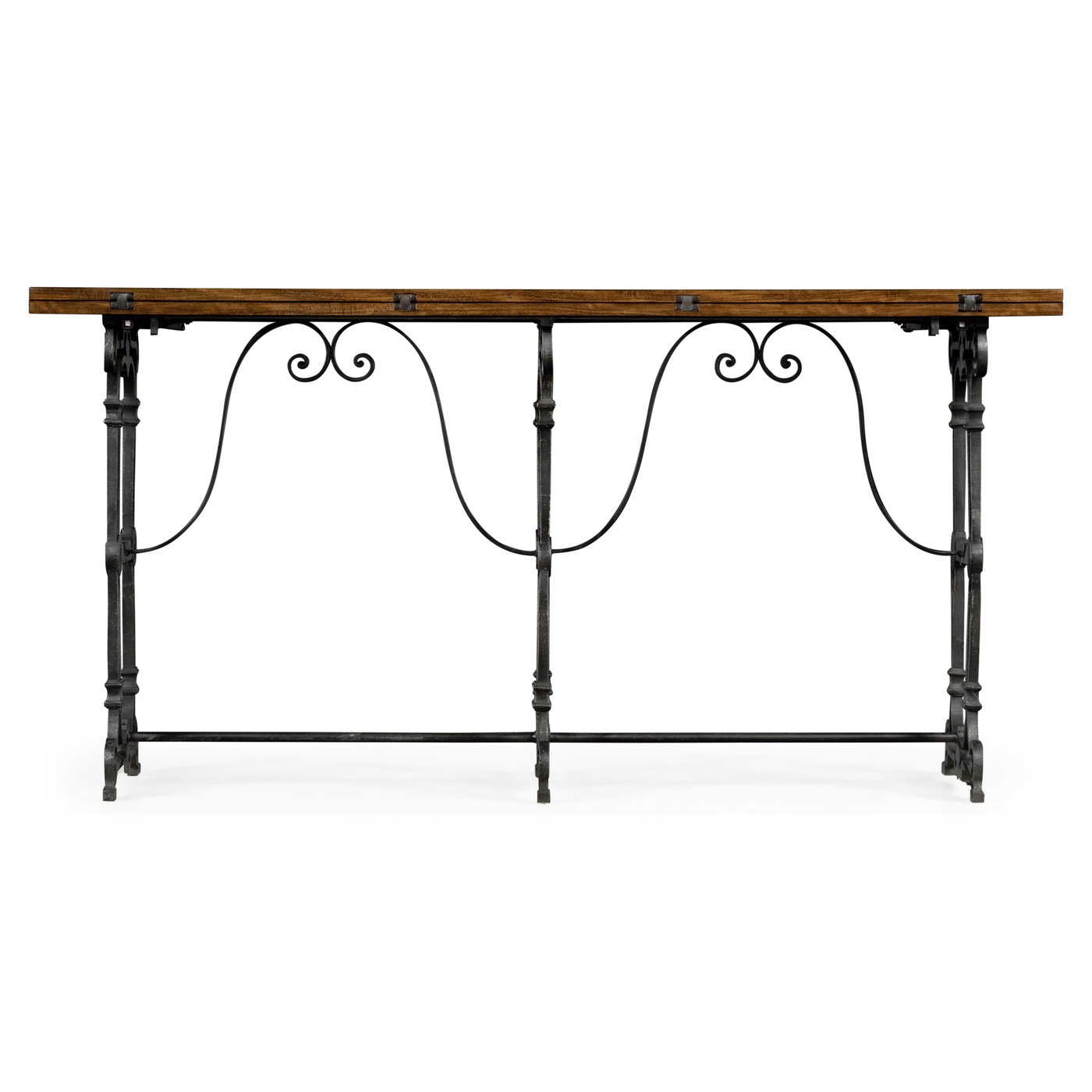 Rectangular Caledonian Daniella & Burl Walnut Hunt Table 63