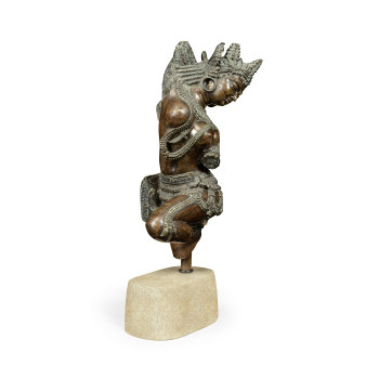 Antique Bronze Dancing Celestial Deity