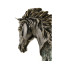 Antique Dark Bronze Stallion Horse Head