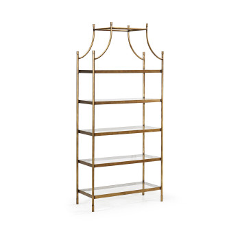 Berkley Gilded Center Étagère