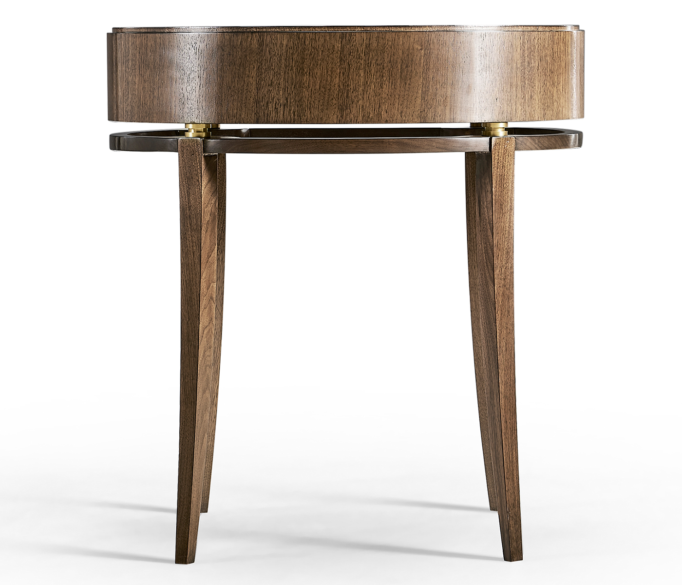 Berkley Oval Walnut Bedside Table
