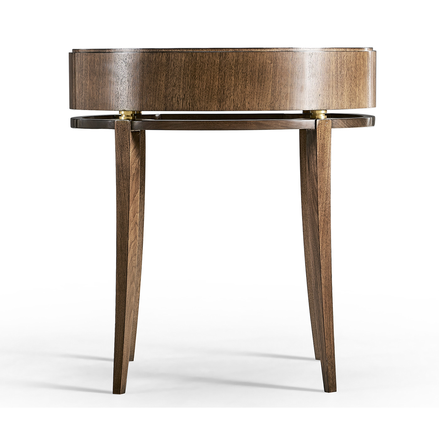 Berkley Oval Walnut Bedside Table