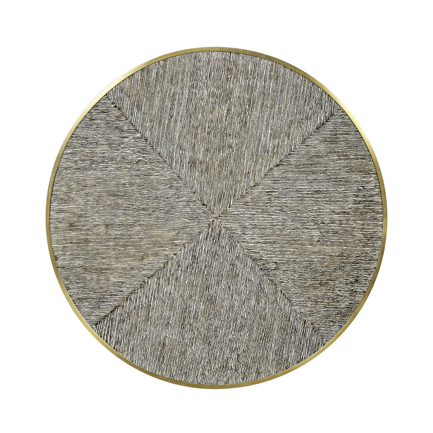 Geometric Round Lamp Table