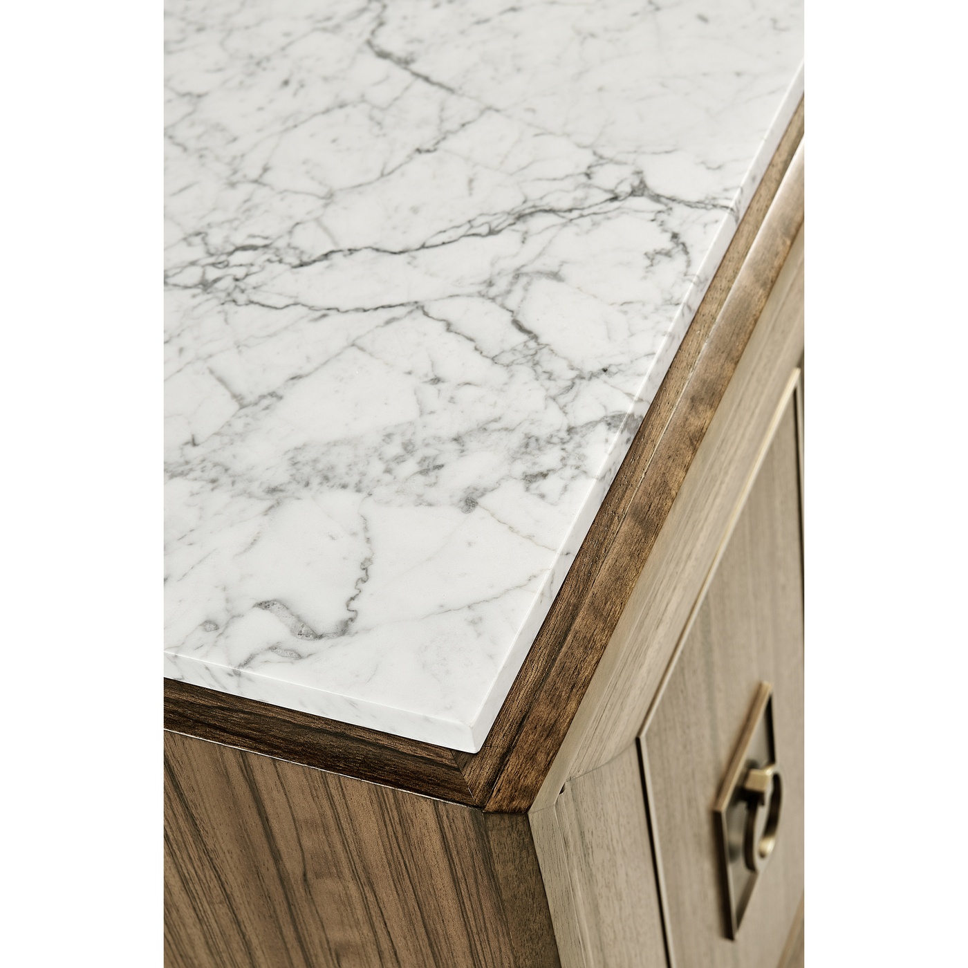Hamilton White Marble Credenza