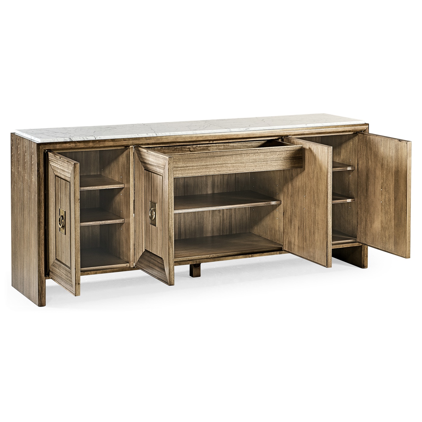 Hamilton White Marble Credenza