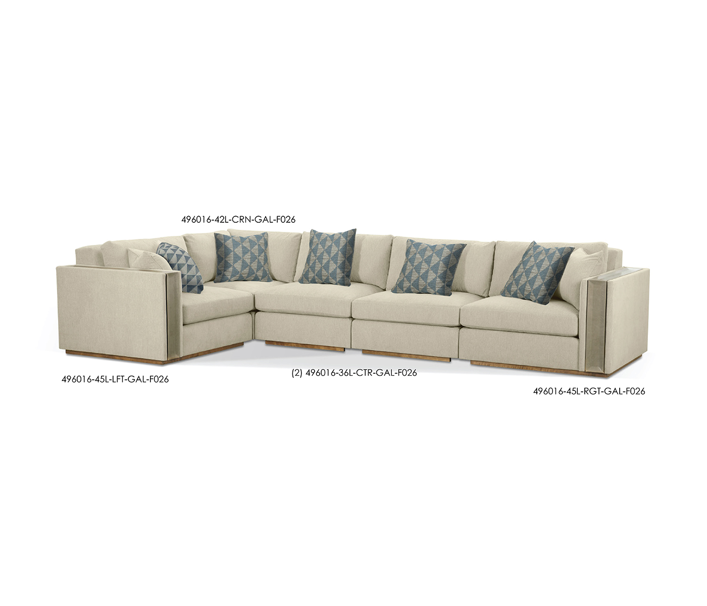 Hamilton Armless Sectional