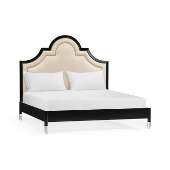 Madison Piano Black Cali King Bed