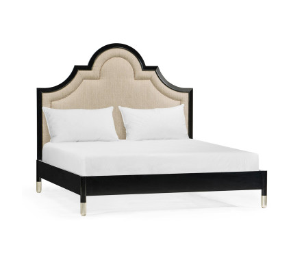 Madison Piano Black Cali King Bed