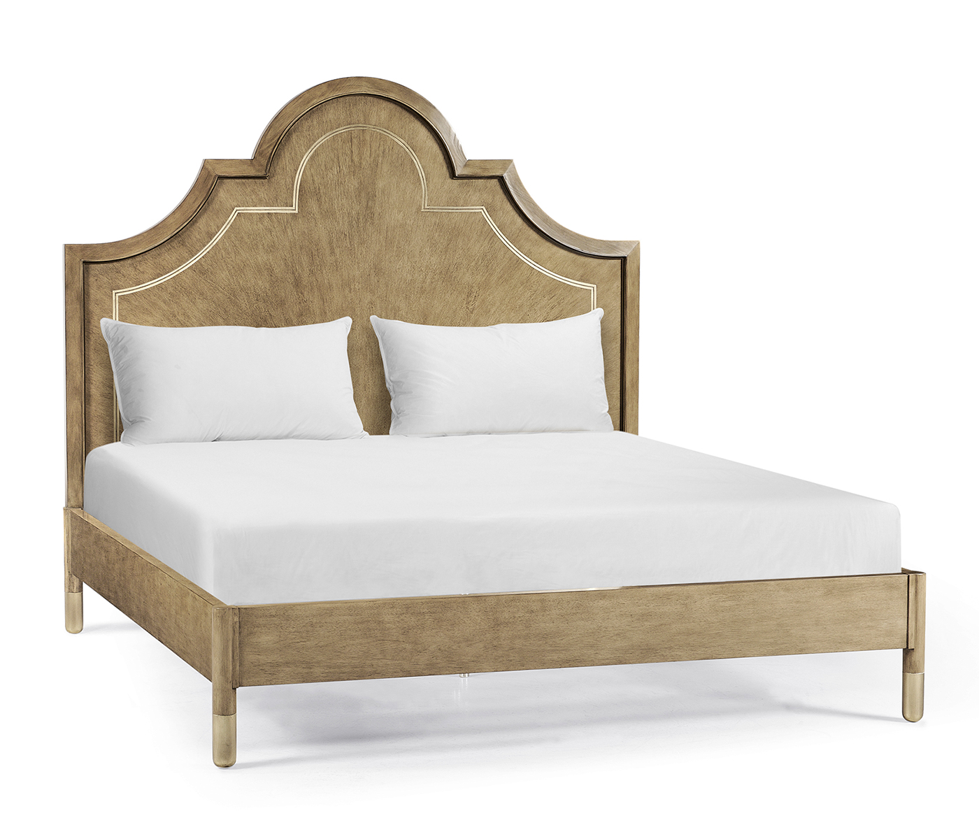 Buckingham Bleached Walnut Cali King Bed