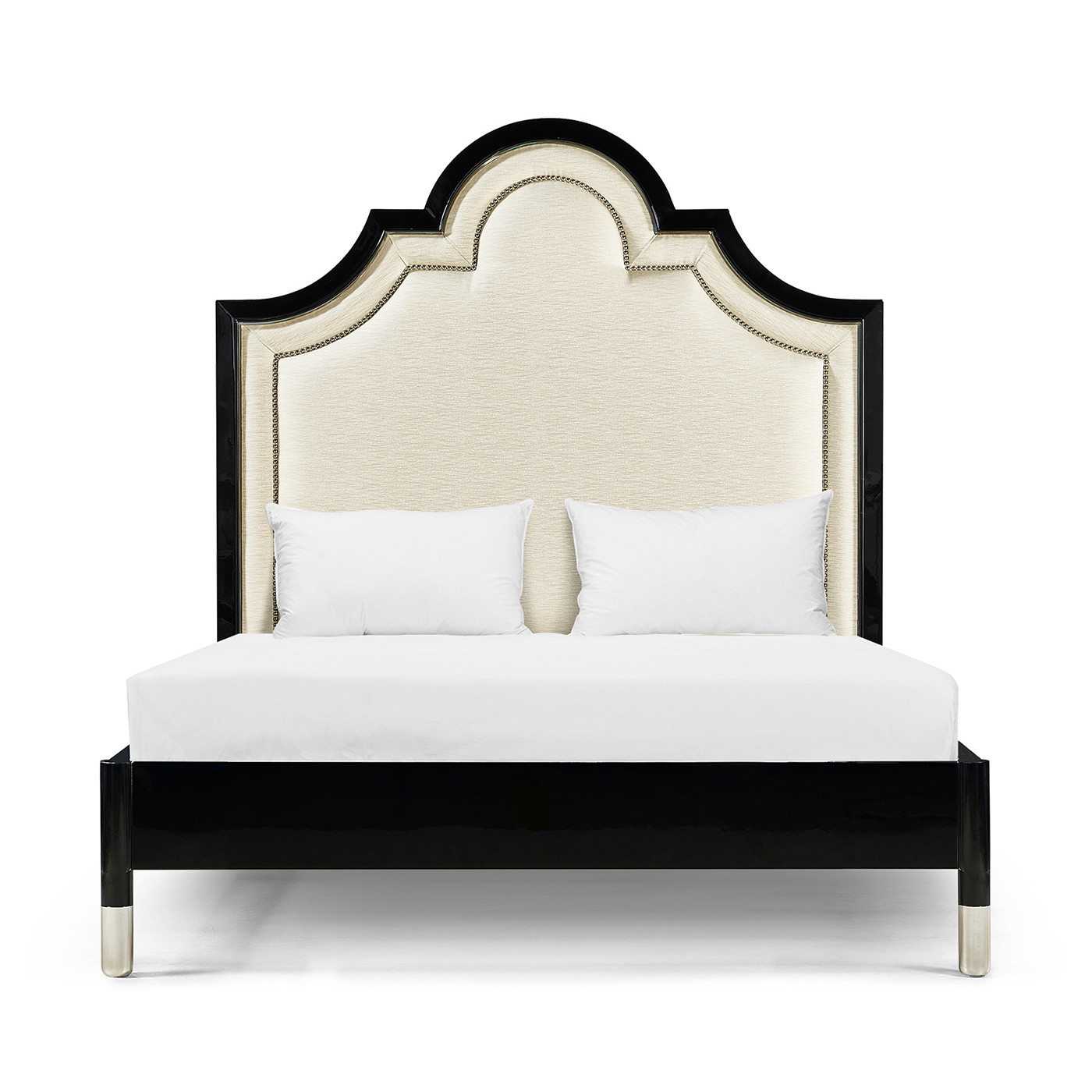Madison Piano Black UK Queen Bed