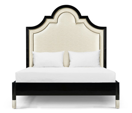 Madison Piano Black UK Queen Bed