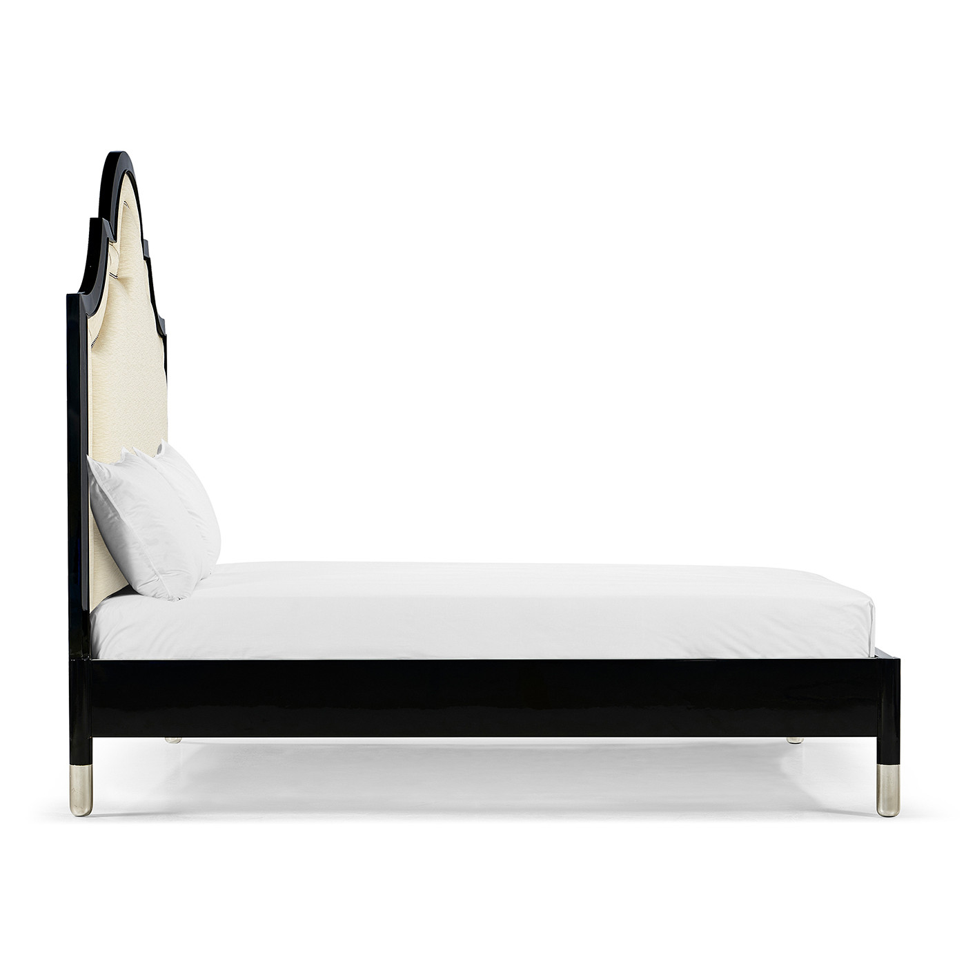 Madison Piano Black UK Queen Bed