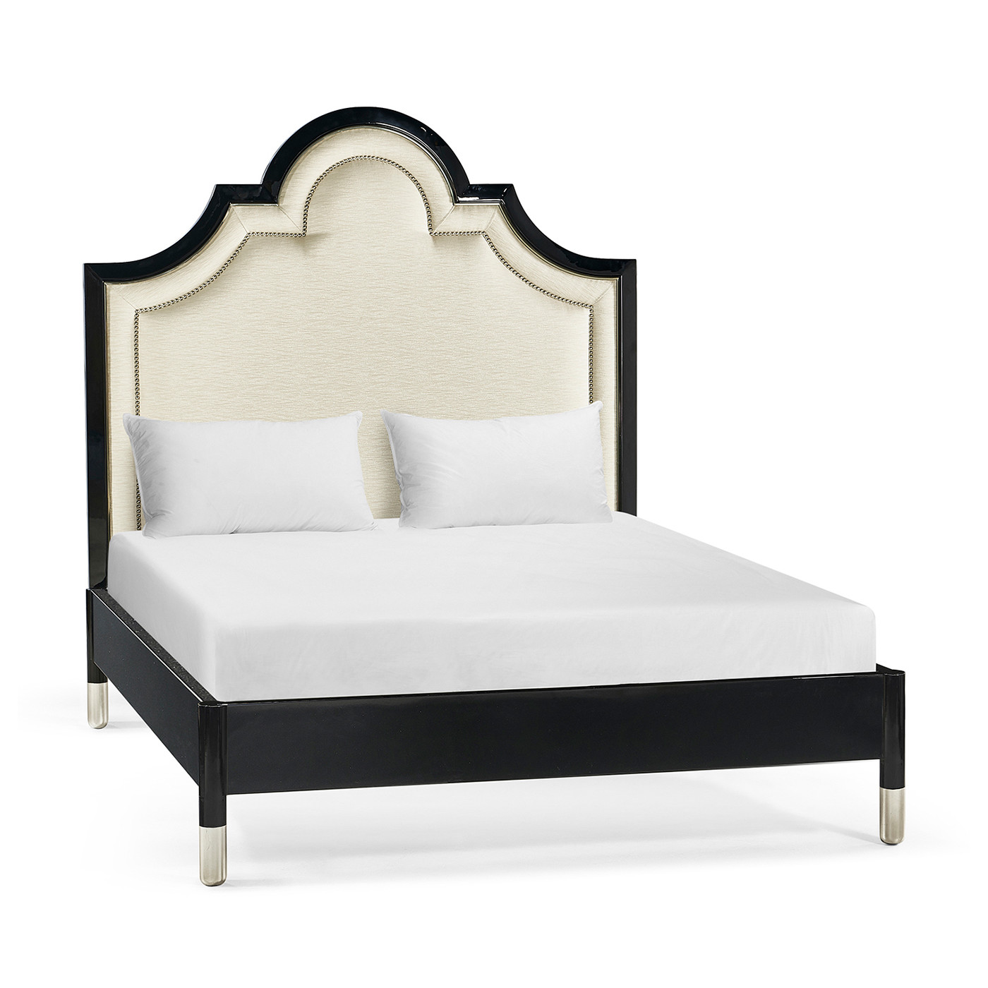 Madison Piano Black UK Queen Bed
