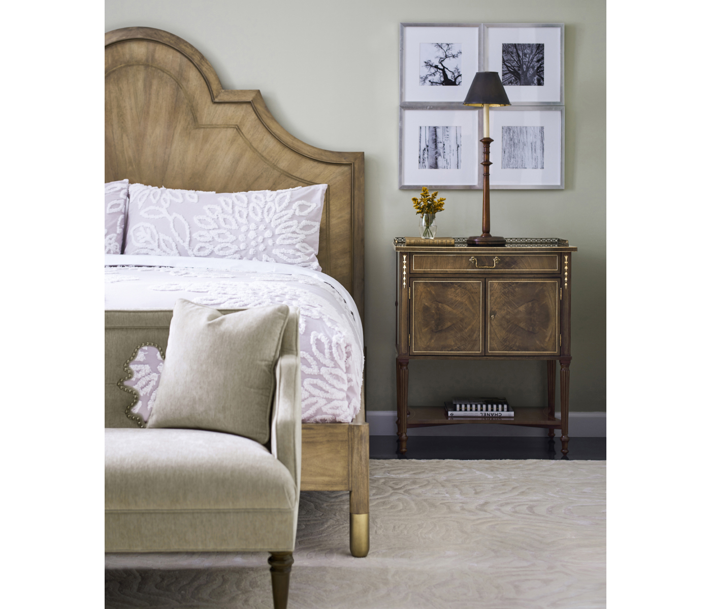 Madison Piano Black UK Queen Bed