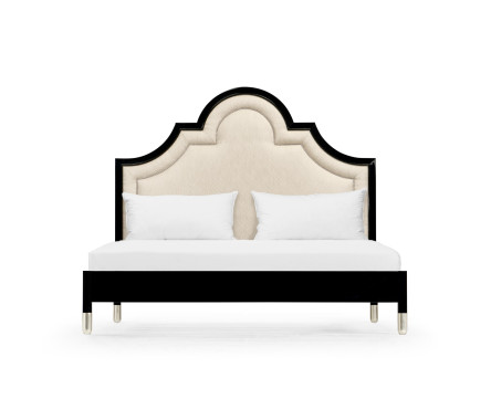 Madison Piano Black US King Bed