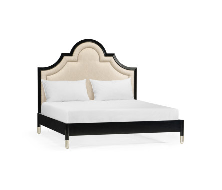 Madison Piano Black US King Bed