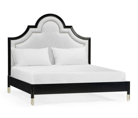 Madison Piano Black US King Bed