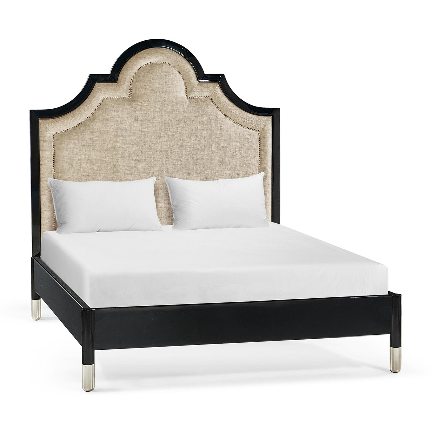 Madison Piano Black US Queen Bed