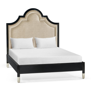 Madison Piano Black US Queen Bed