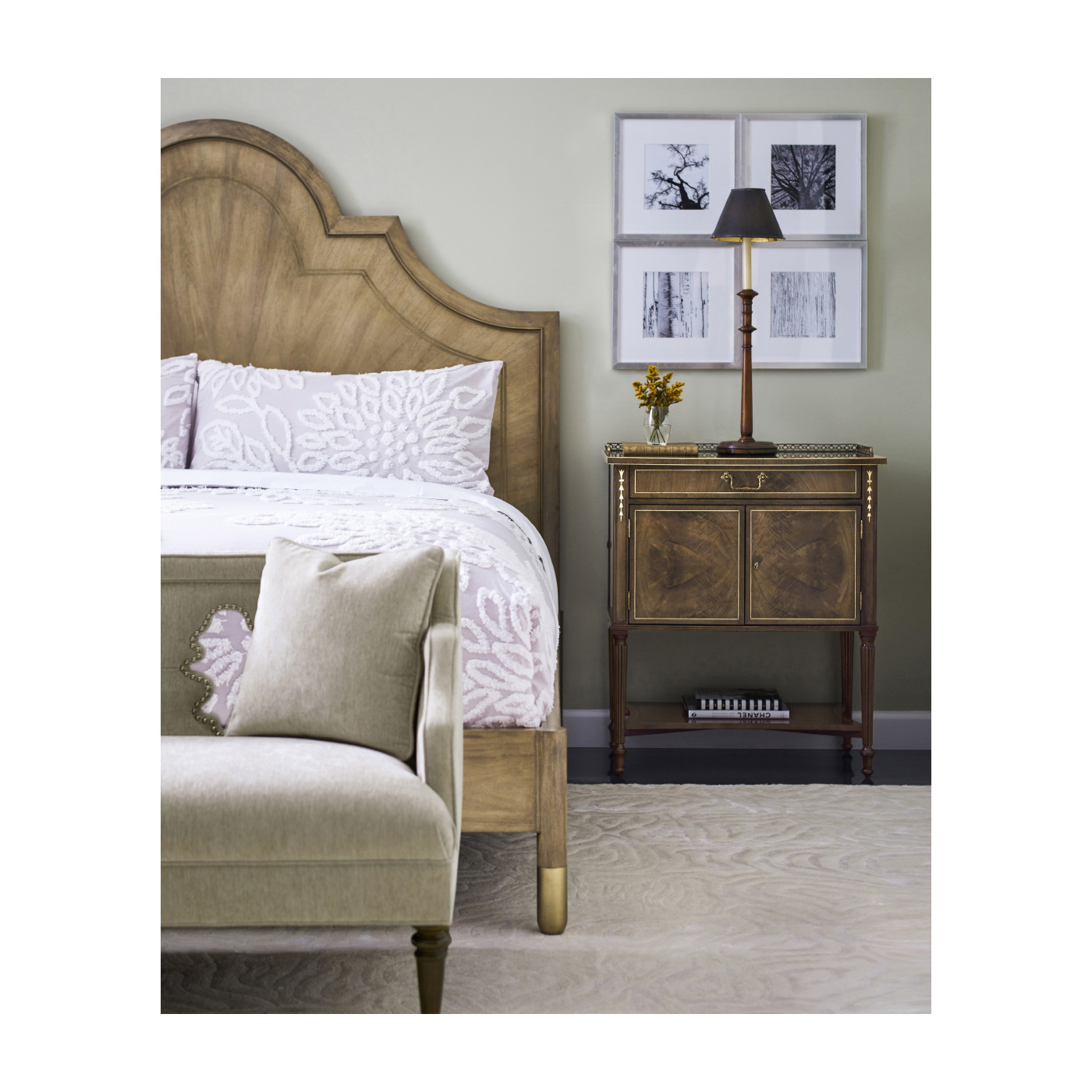 Madison Piano Black US Queen Bed