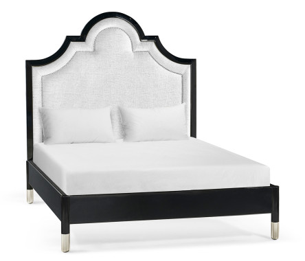 Madison Piano Black US Queen Bed