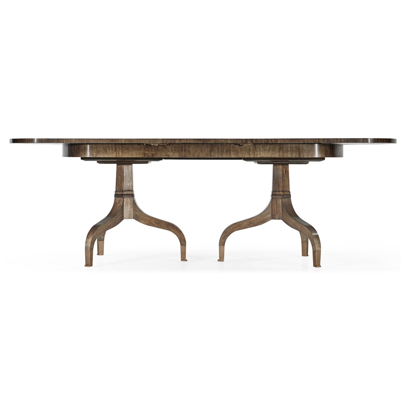 Rectangular Bleached Mahogany Extending Dining Table 93
