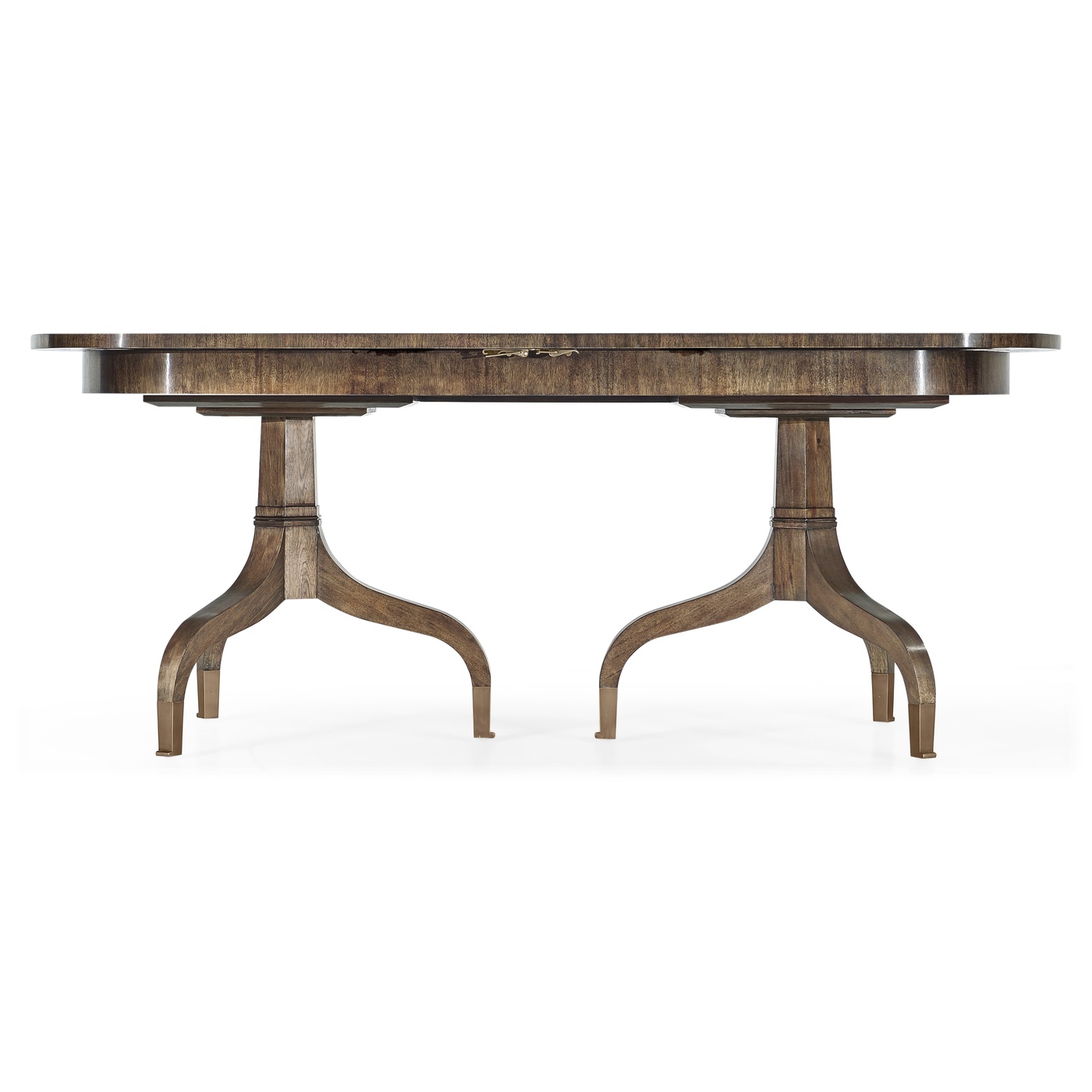 Rectangular Bleached Mahogany Extending Dining Table 93