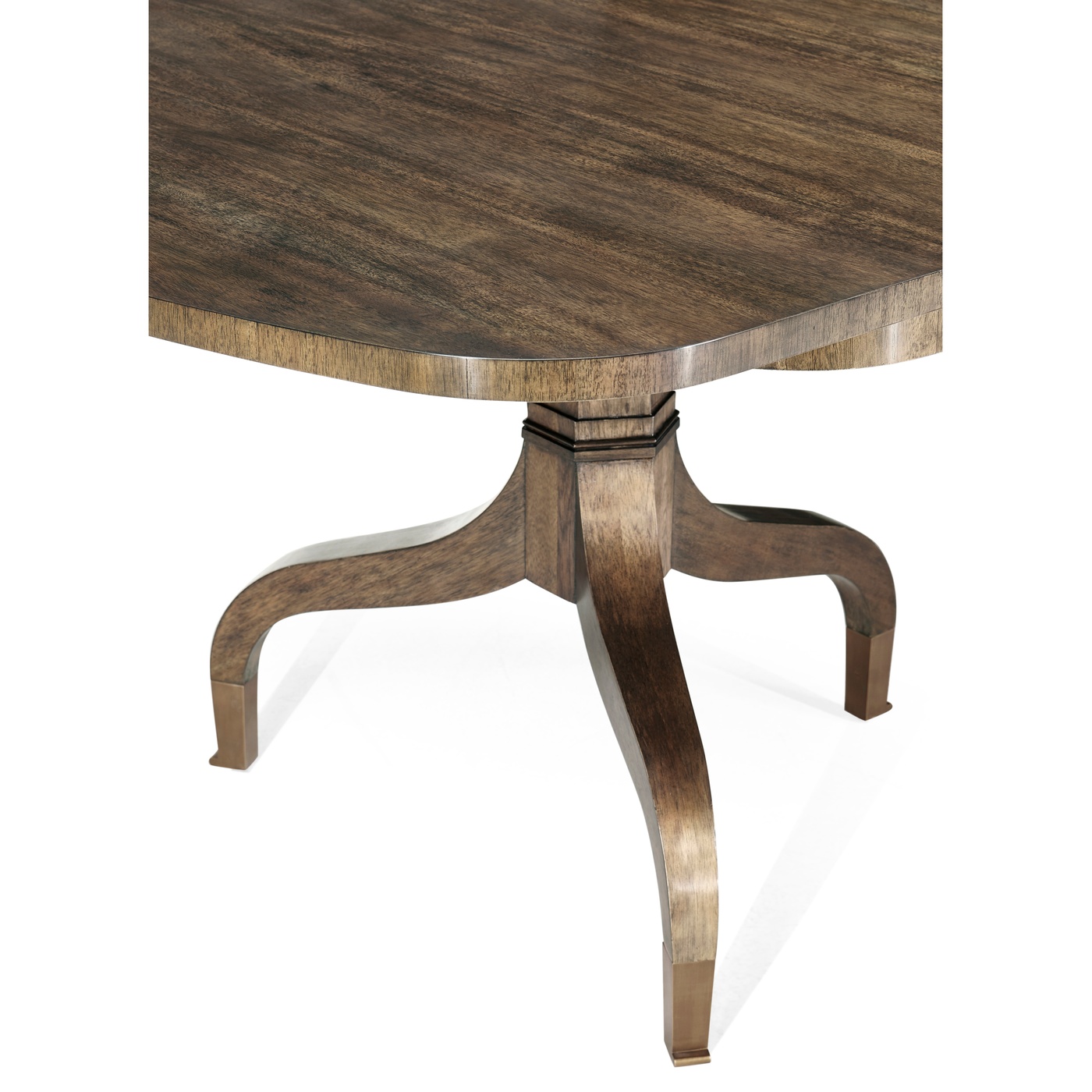 Rectangular Bleached Mahogany Extending Dining Table 93