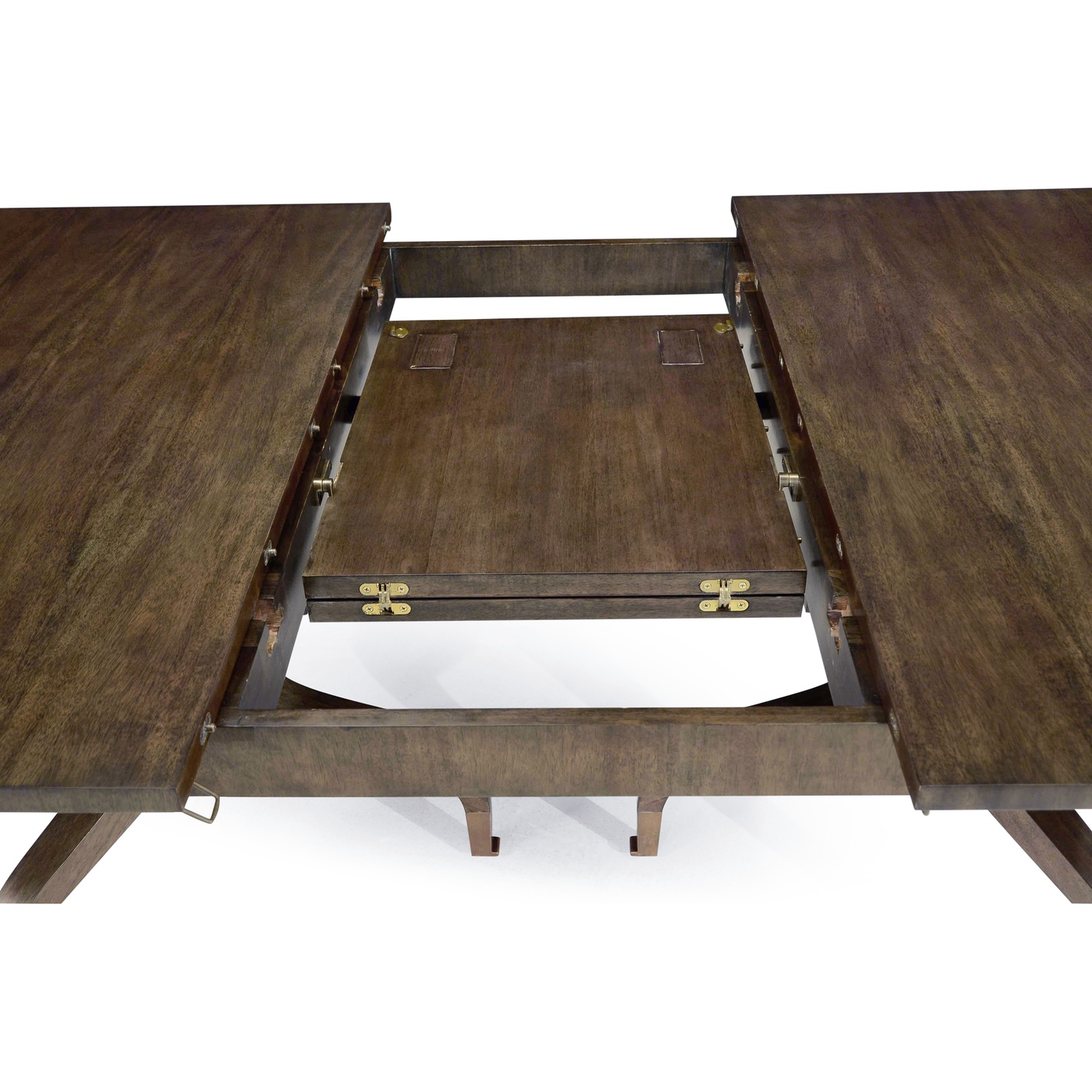 Rectangular Bleached Mahogany Extending Dining Table 93