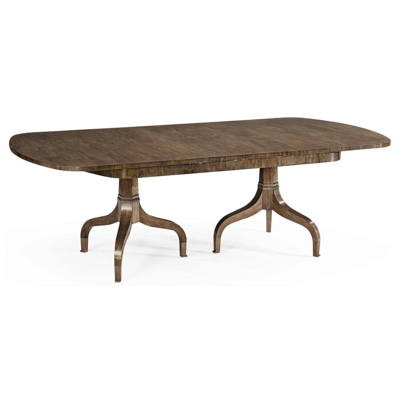 Rectangular Bleached Mahogany Extending Dining Table 93