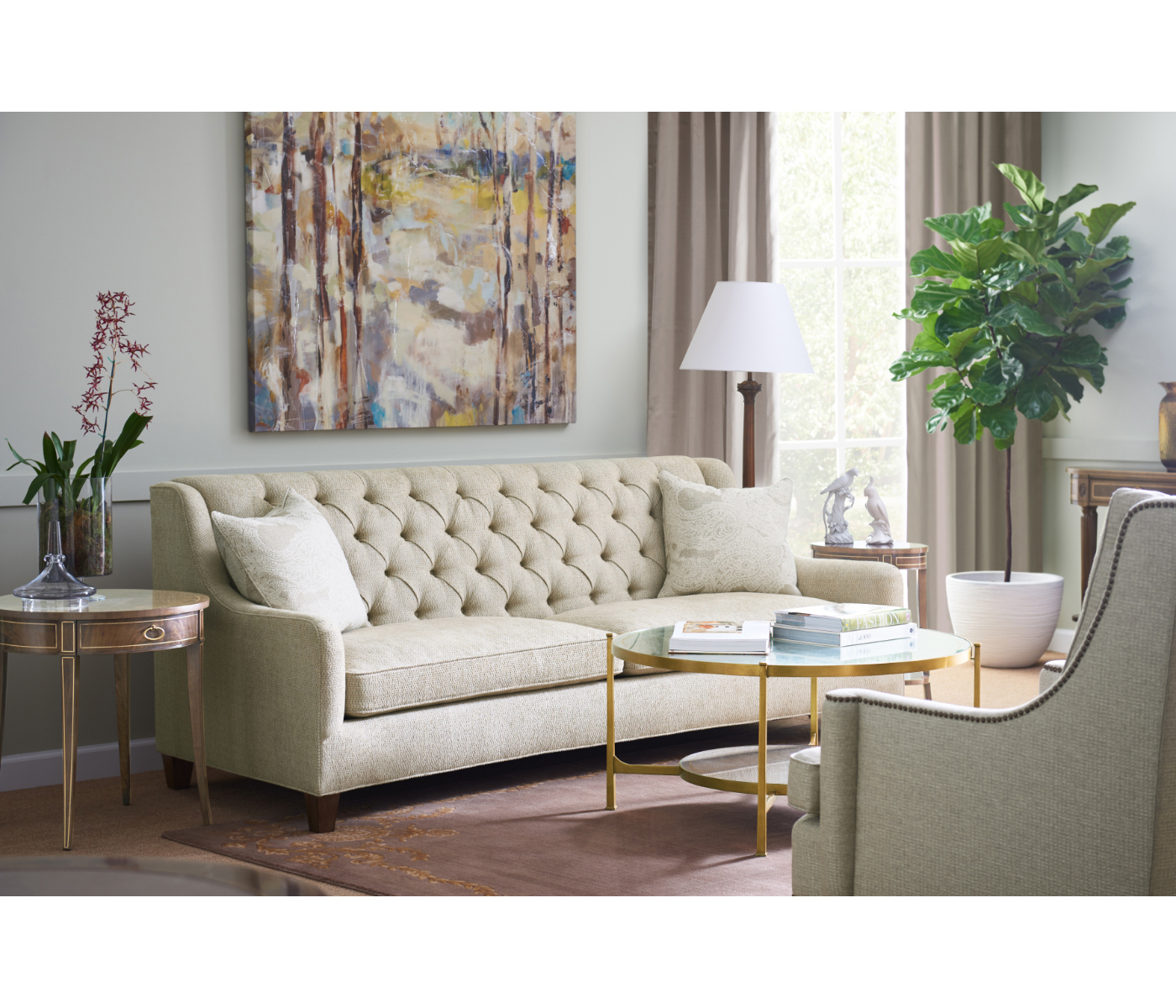 Buckingham Tufted Sofa