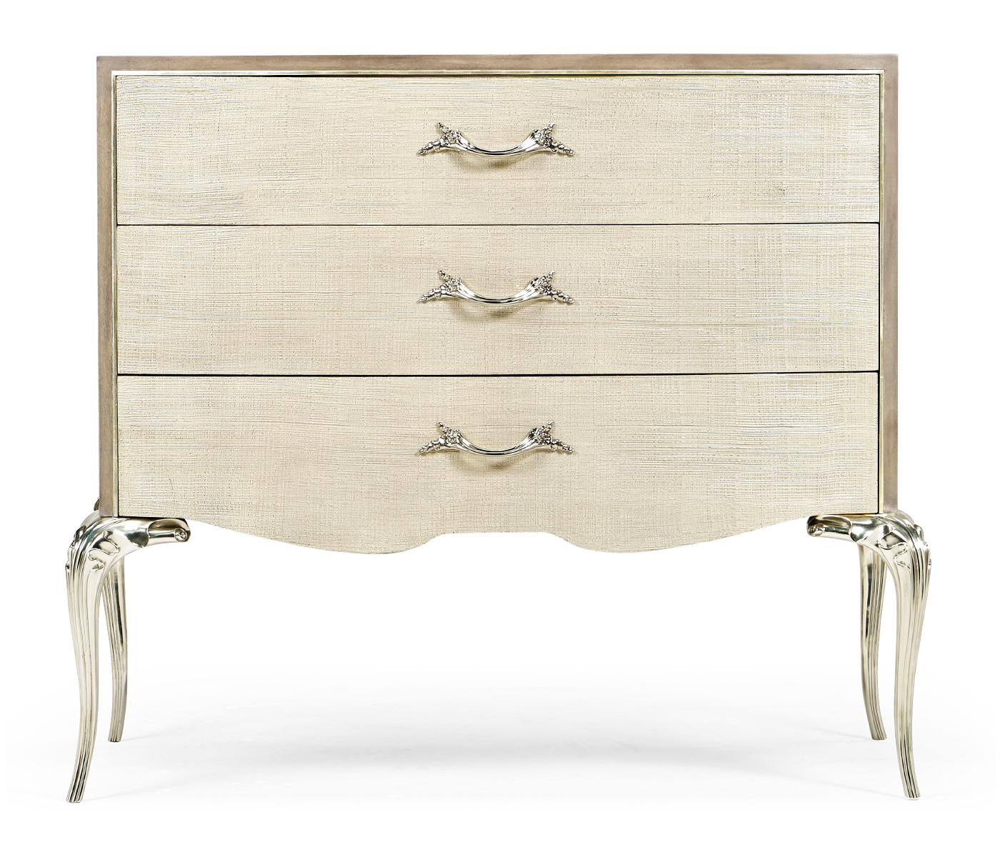 Rivoli Walnut & Champagne Nightstand