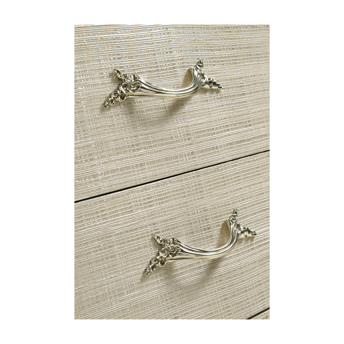 Rivoli Walnut & Champagne Nightstand