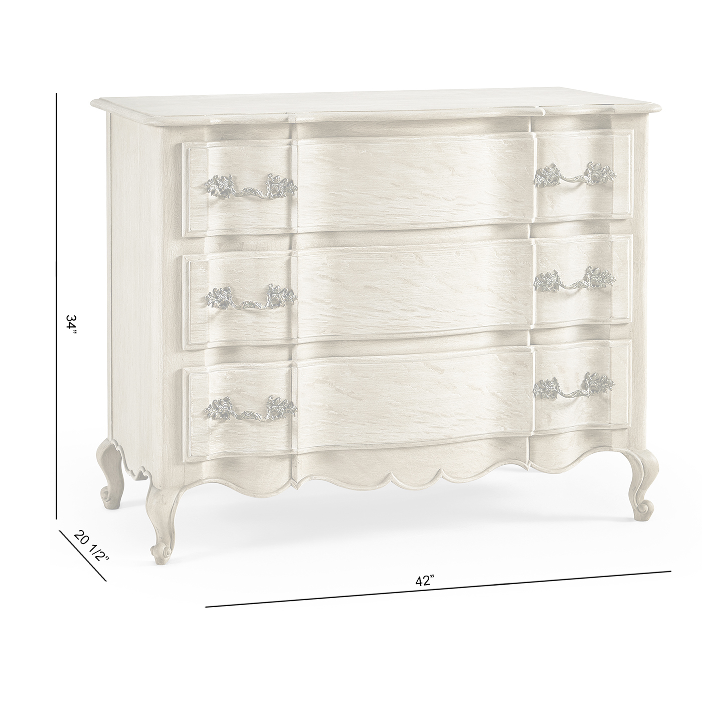 Ephemeris French Drawer Chest - Stripped Oak