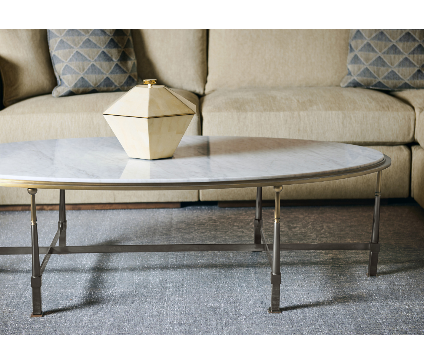 Hamilton Oval Cocktail Table