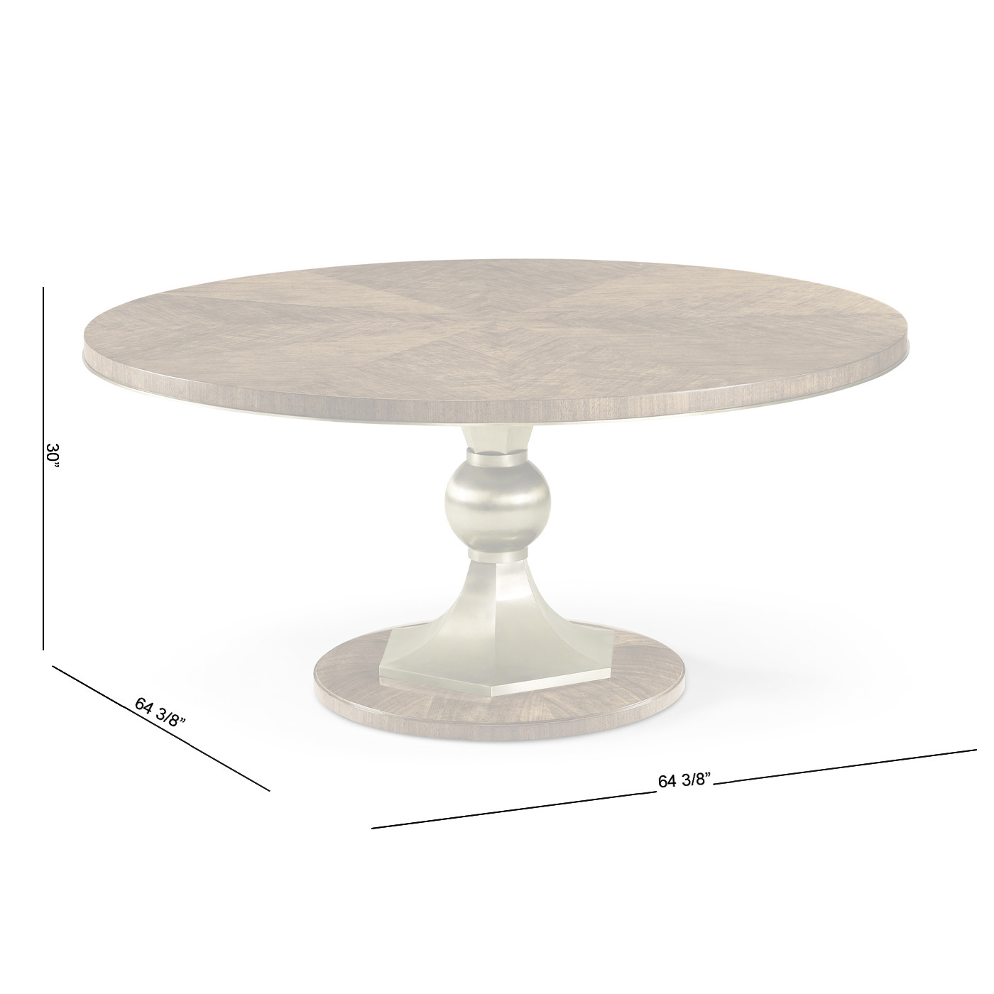 Barcelona Round Dining Table 64