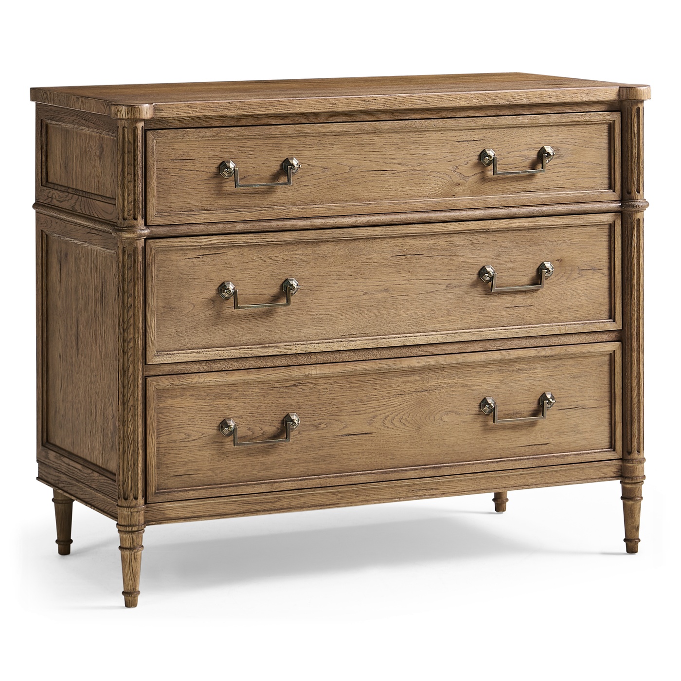 Kalpa Louis XVI Drawer Chest - Stripped Chestnut