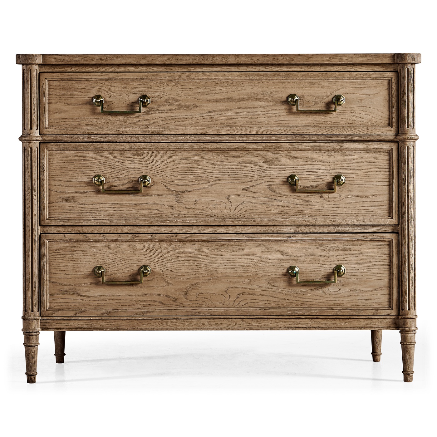 Kalpa Louis XVI Drawer Chest - Stripped Chestnut