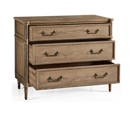 Kalpa Louis XVI Drawer Chest - Stripped Chestnut