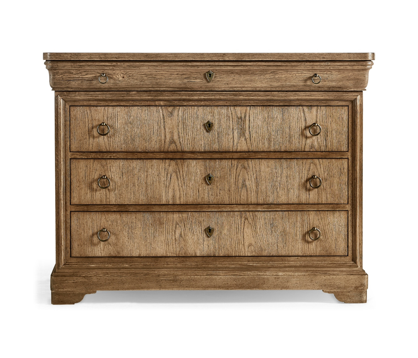 Entropy Louis Phillipe Drawer Chest - Stripped Chestnut