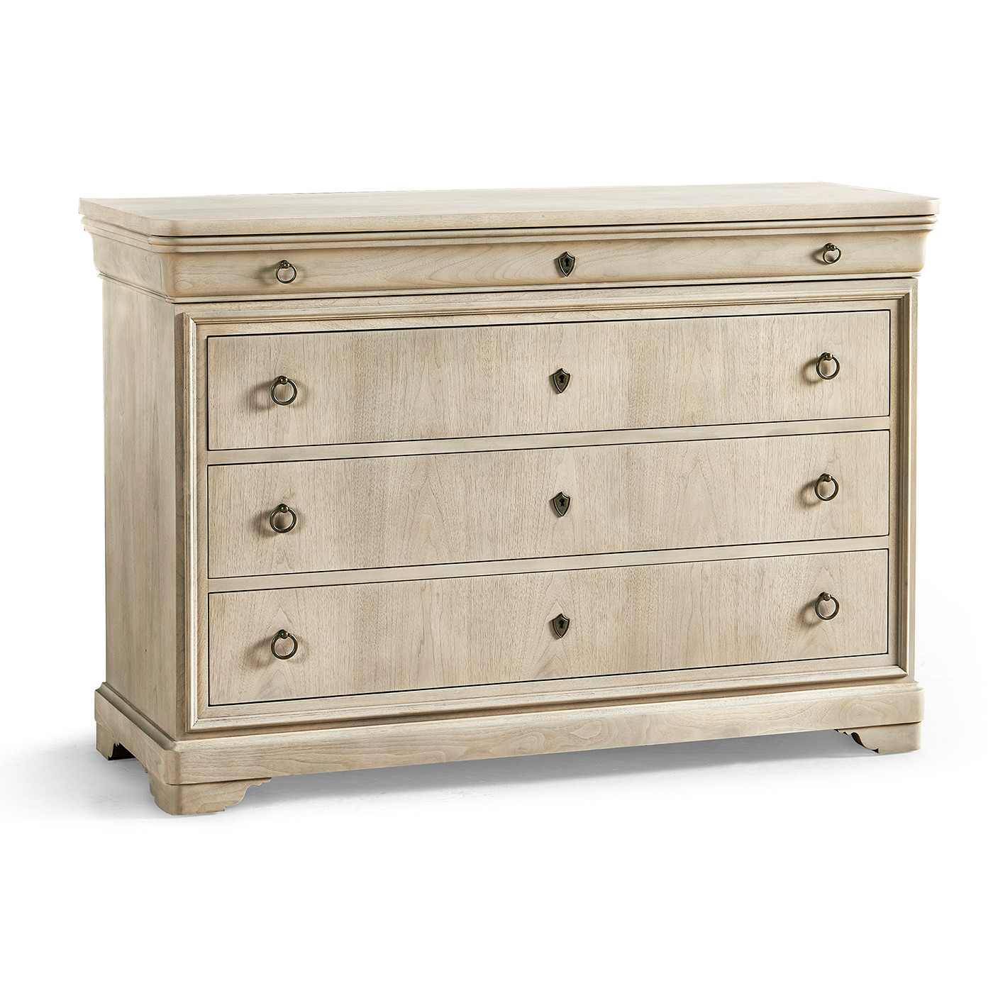 Entropy Louis Phillipe Drawer Chest - Bleached Walnut