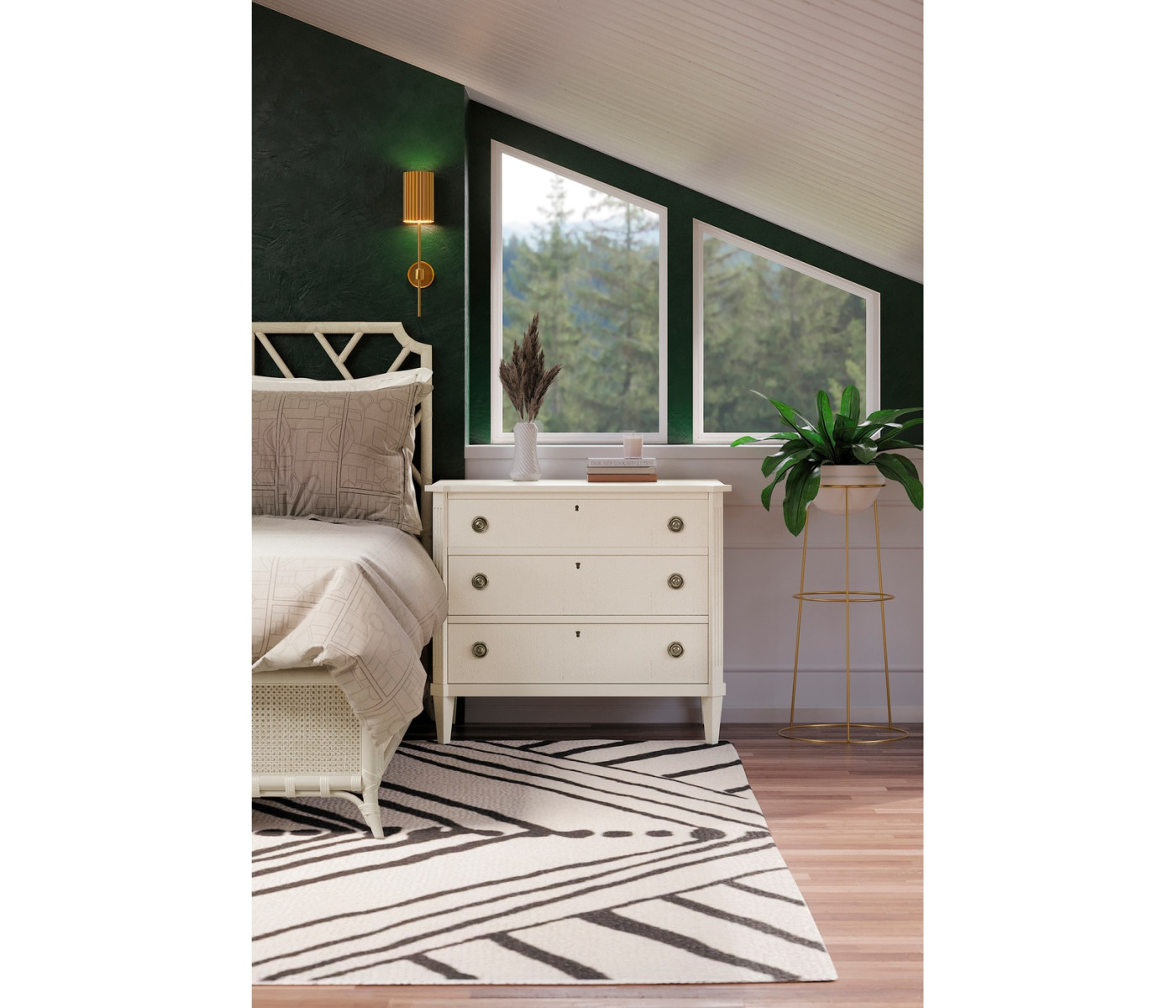 Aeon Swedish Drawer Chest - Antiqued Grey