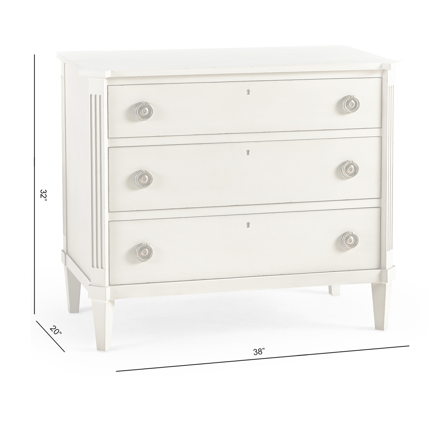 Aeon Swedish Drawer Chest - London Mist